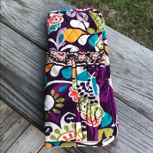 Vera Bradley plum crazy curling and flat cover